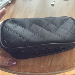 Black Quilted Pouch